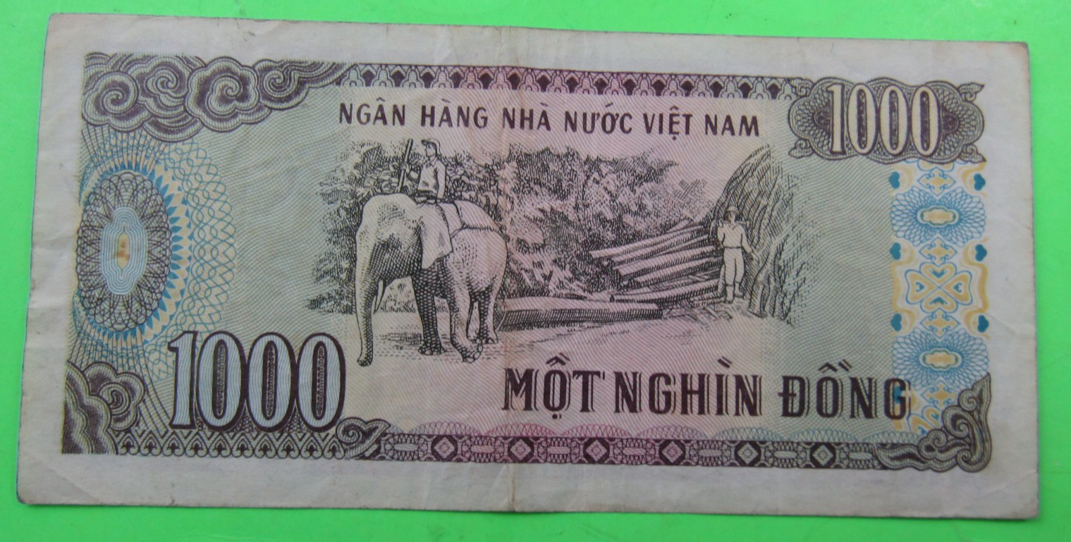 VIET NAM , 1000 DONG,P#106a, HCM @ r, 1988
