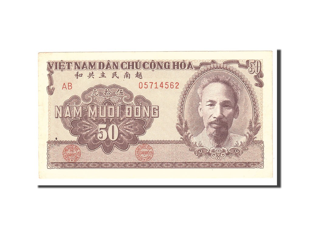 [#114033] Banknote, Vietnam, 50 Dông, 1951, Undated, KM:61b, AU