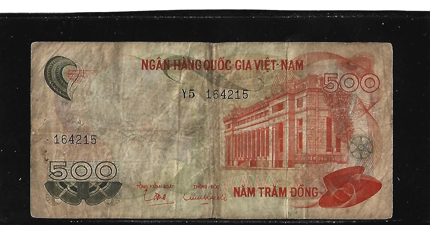 Vietnam-Ngan-Hang Quoc-Gia 500 Nam Tram Dong # Y5 164215