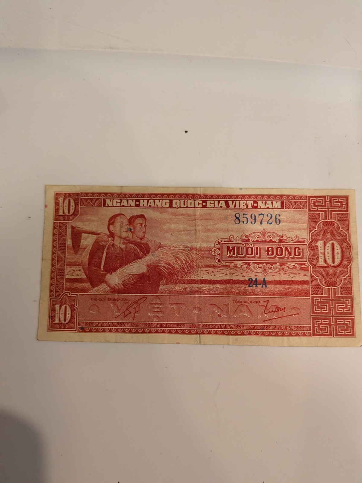 South Vietnam – 10 Dong 1962