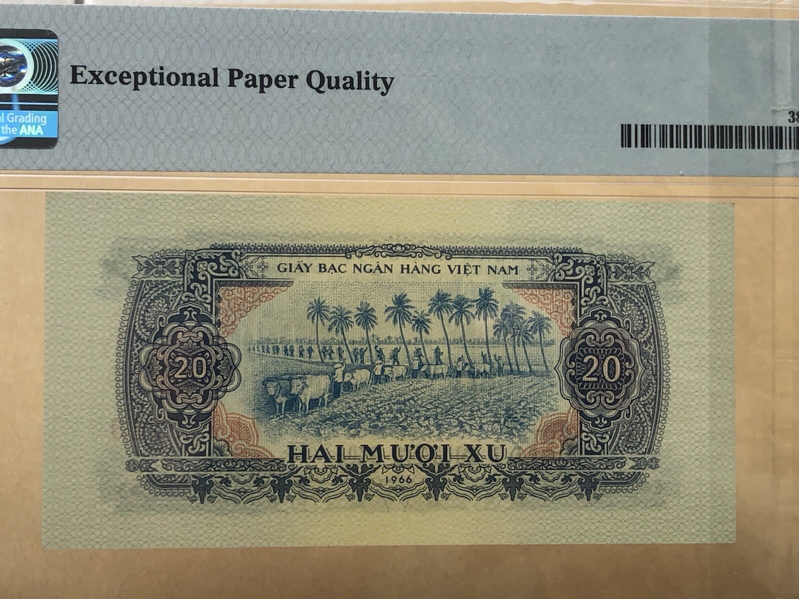 20 Xu 1966 PMG-68 Superb Gem UNC Original Vintage Rare_LDP Shop.