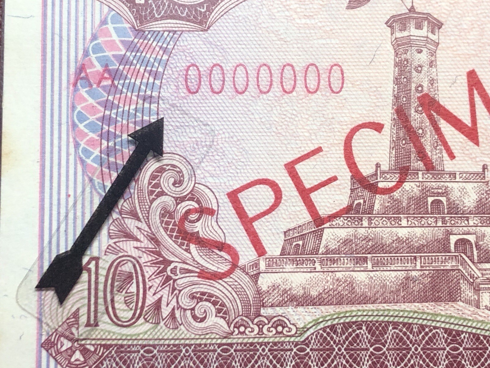 Error Specimen 10 Đồng 1985 Banknotes Viet Nam UNC Vintage Rare_LDP Shop.