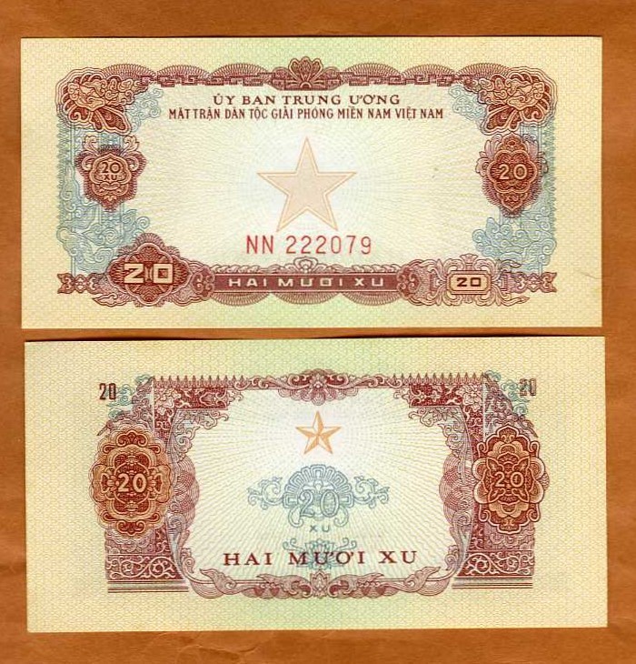 South Vietnam, 20 Xu, ND (1963) P-R2, UNC