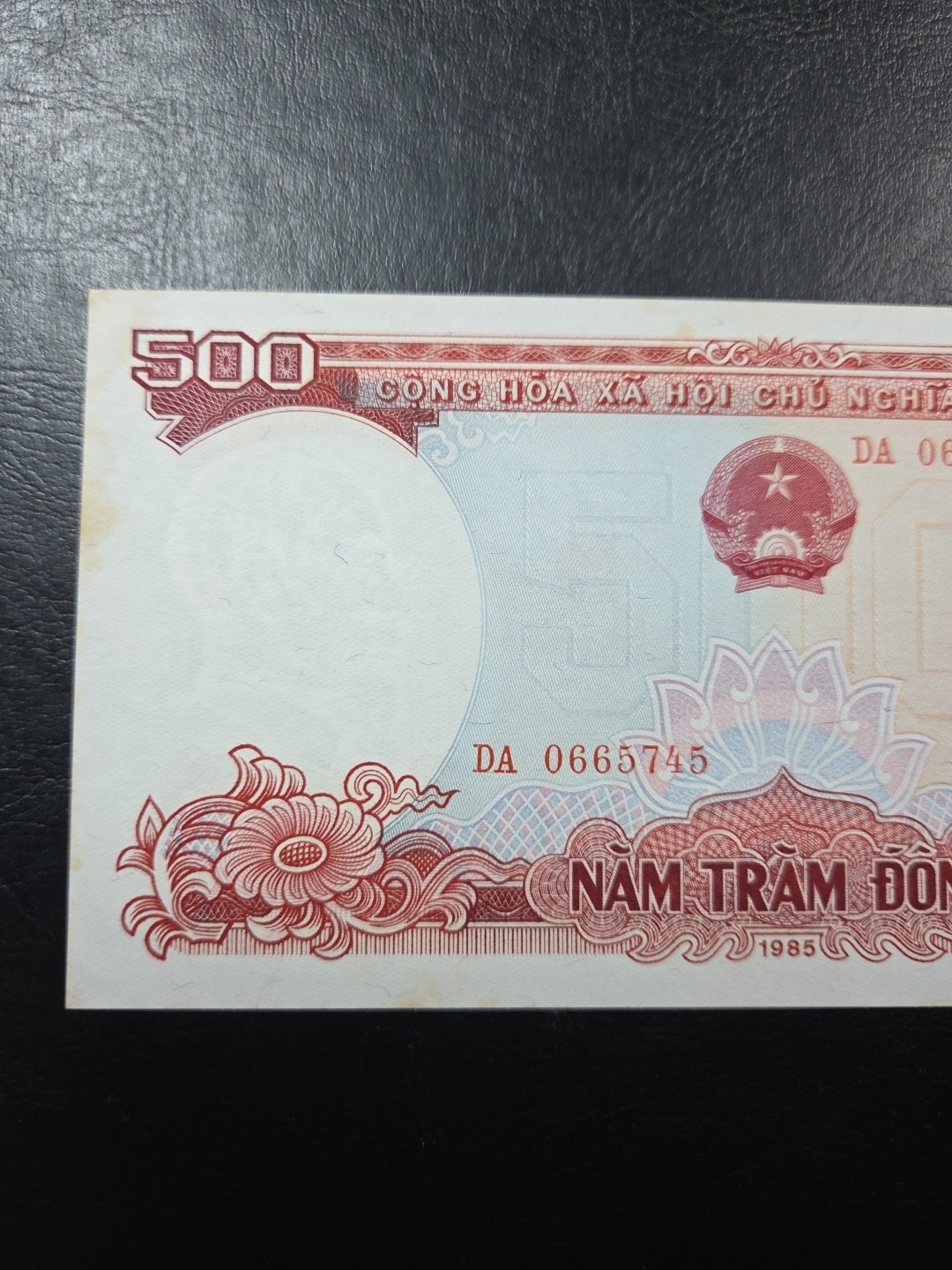 Vietnam 500 Dong 1985 Pick 99 fresh UNC