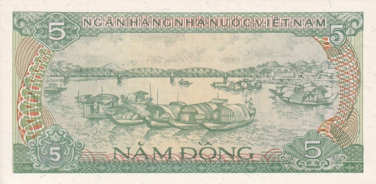 Viet Nam Vietnam 5 Dong 1985 P 92 UNC