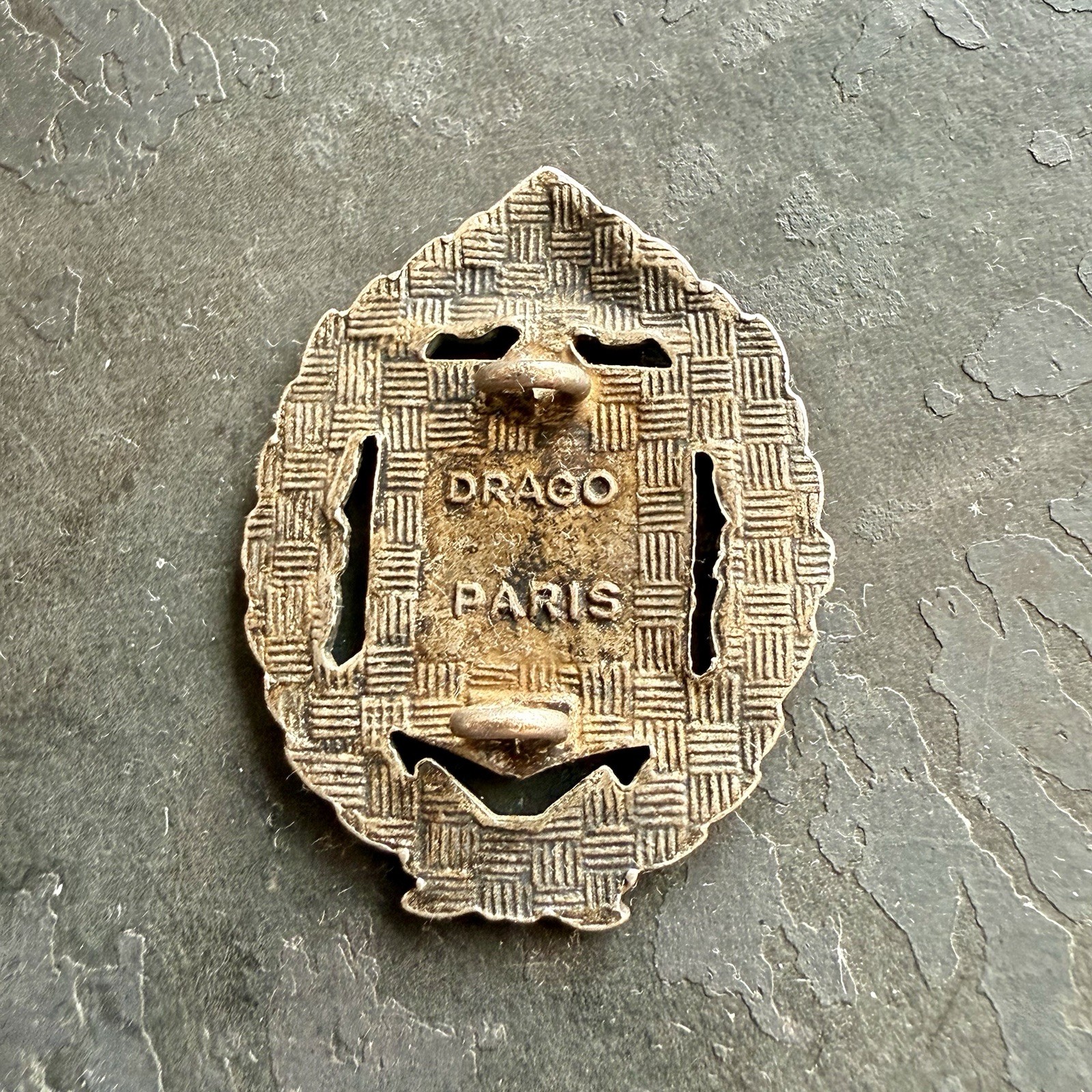 French Indochina 1st REC Foreign Legion Cavalry Regiment Badge Original