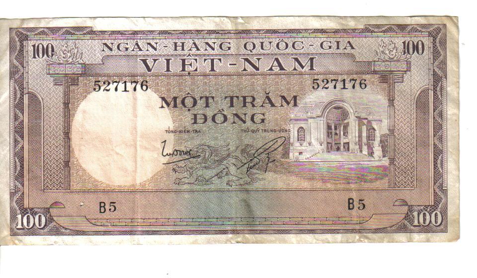 VIETNAM SOUTH, 100 DONG, P#18a, ND(1966)