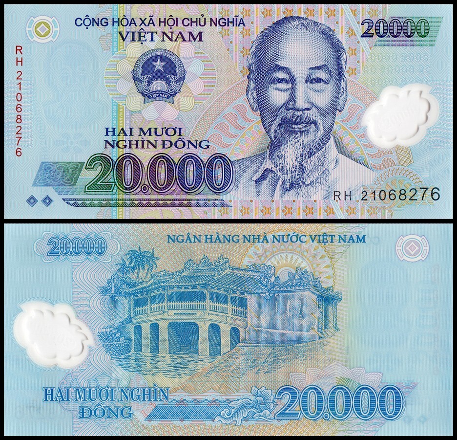 Vietnam 20000 Dong, 2021, P-120l, UNC, Polymer