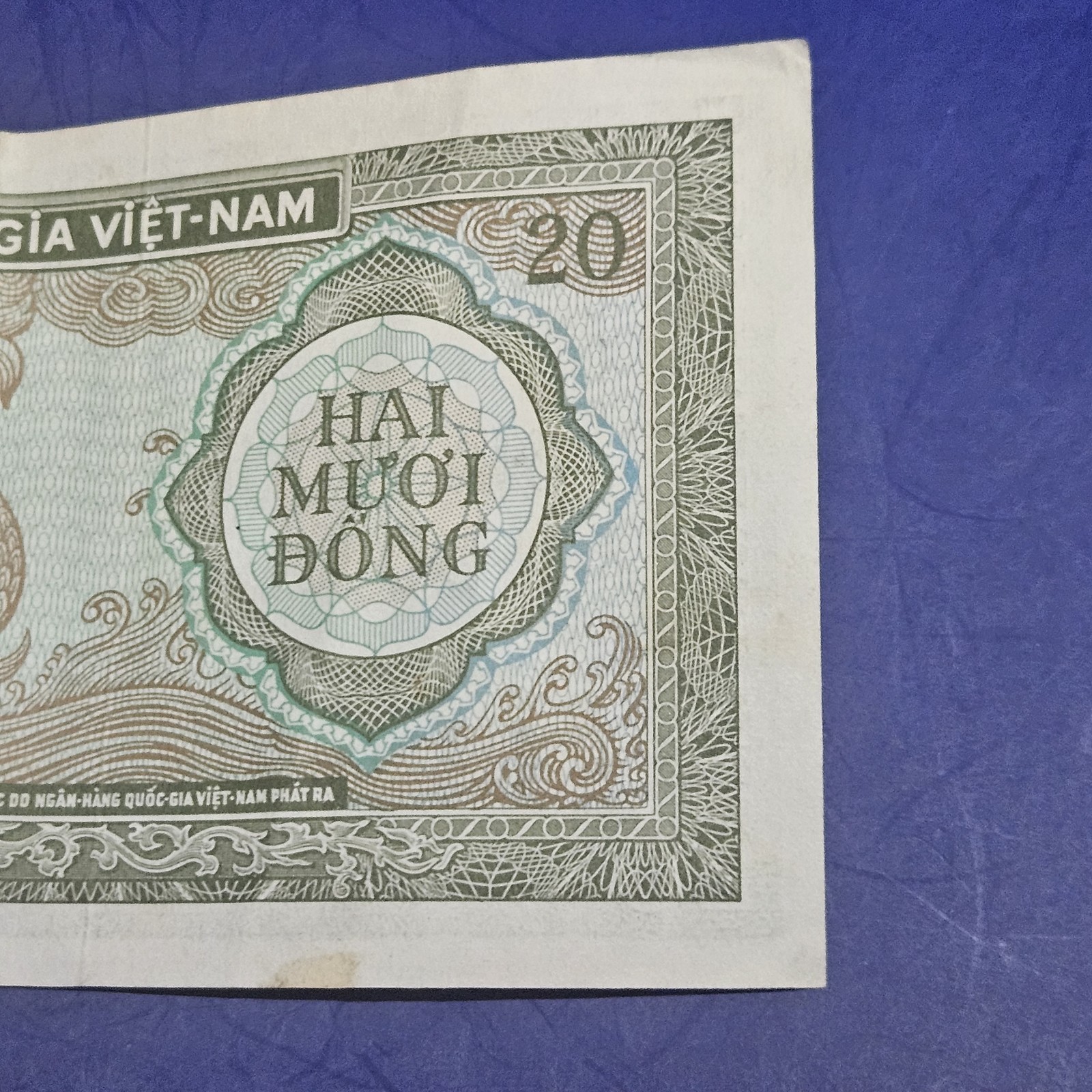 1964 South Vietnam 20 DONG BANKNOTE