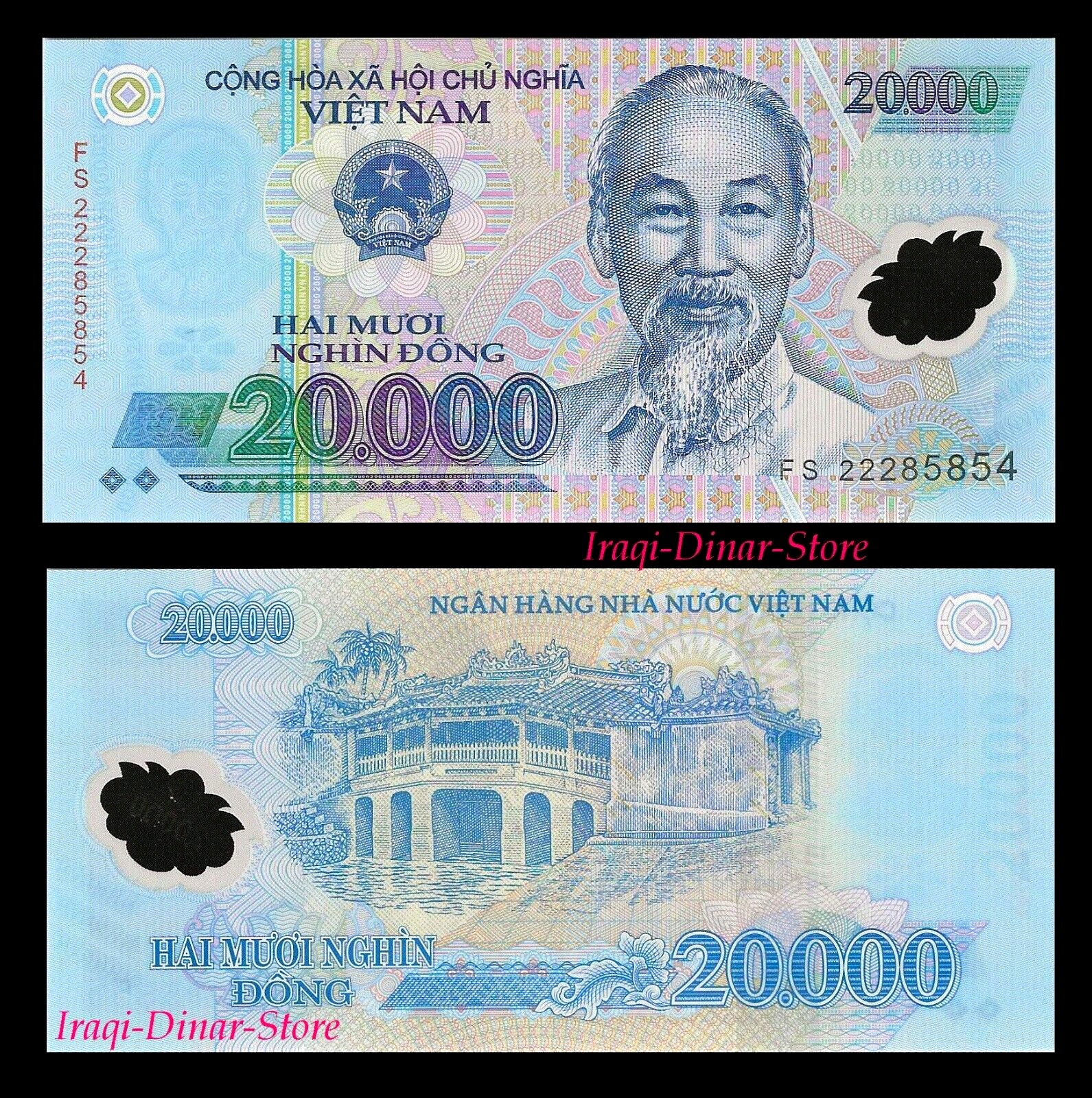 Vietnam Dong 20,000 Dong Uncirculated Note