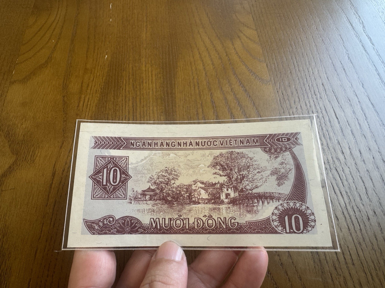 10 Dong Proof Uniface Test Front 1985 UNC Viet Nam Banknote_LDP.