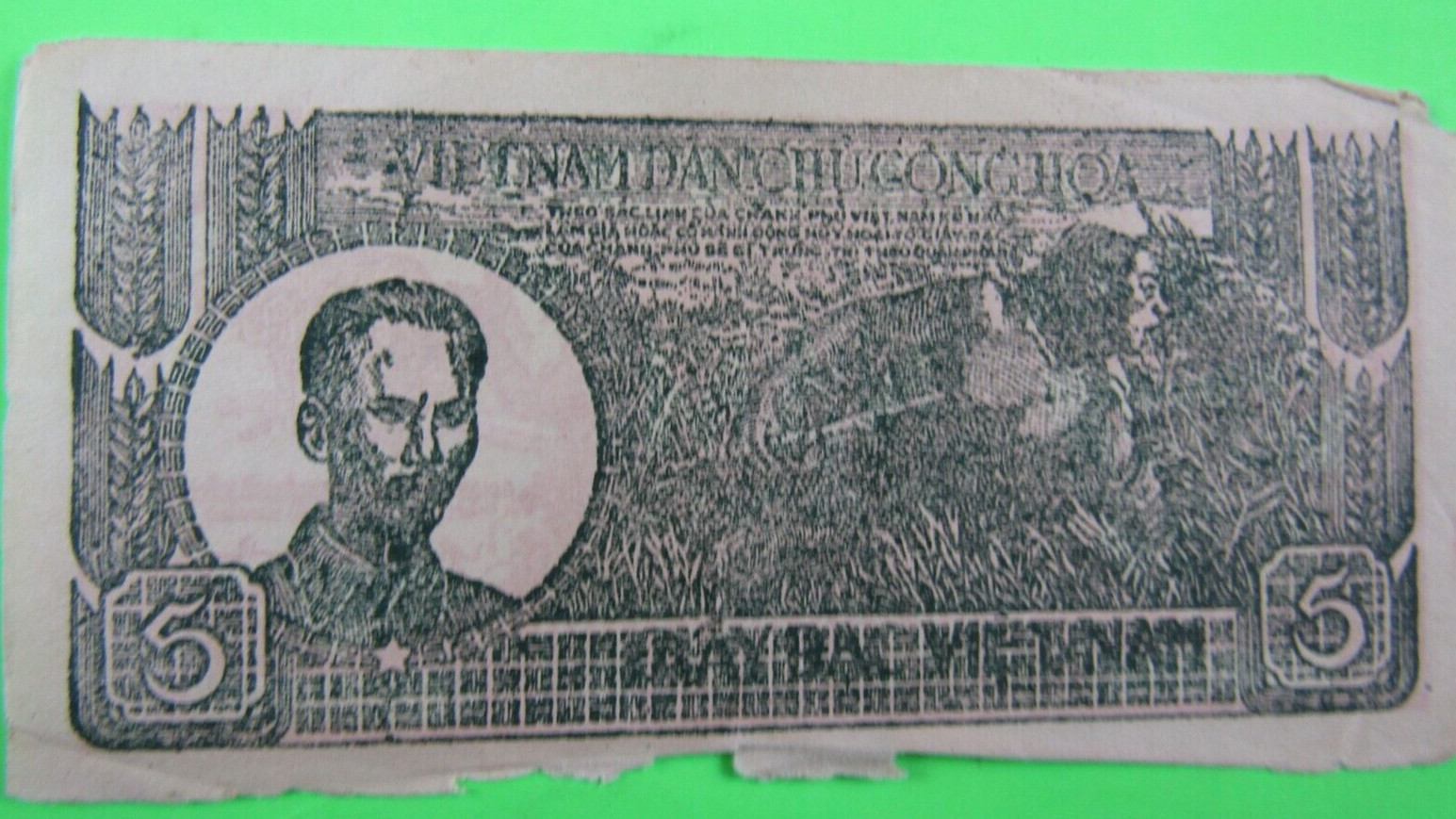 VIET NAM , 5 DONG,P#17, HCM @ L, ND(1948)