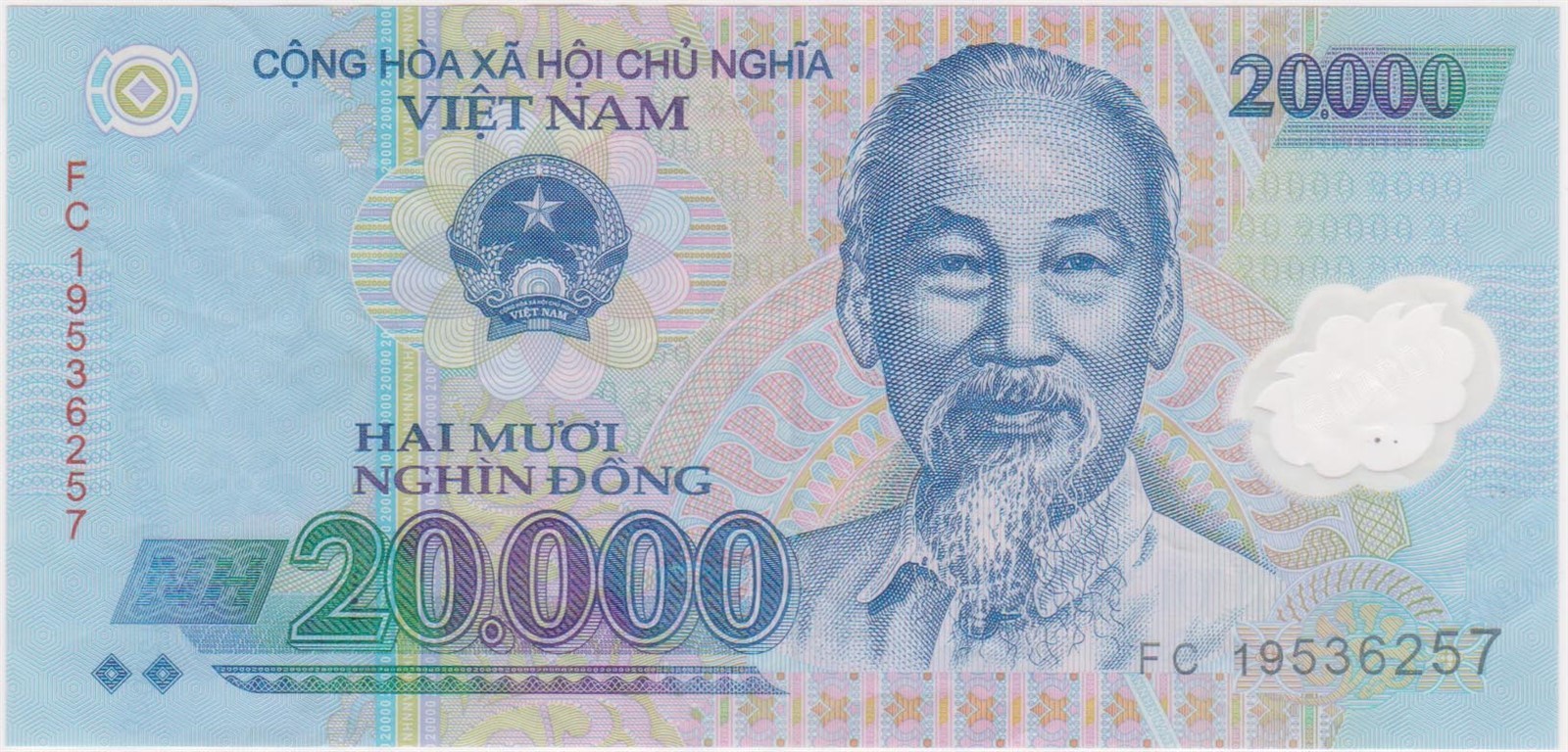 (N89-80) 2006 Vietnam 20 000 Dong bank note (CE)
