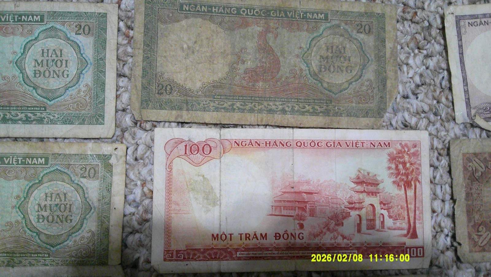 Vietnam Currency Banknotes 1955 – 1966 Lot of 8