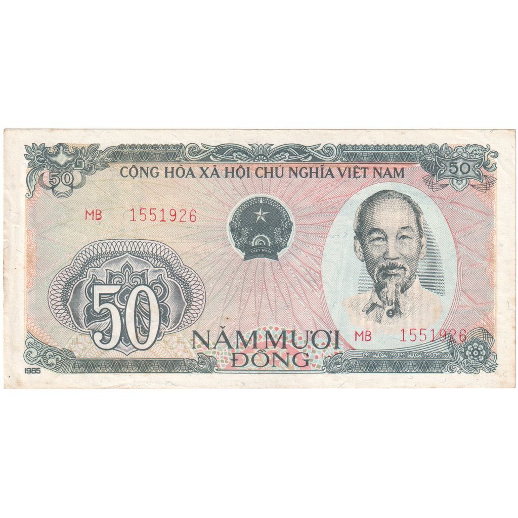 [#248880] Vietnam, 50 D ox ng, 1985, KM:97a, EF