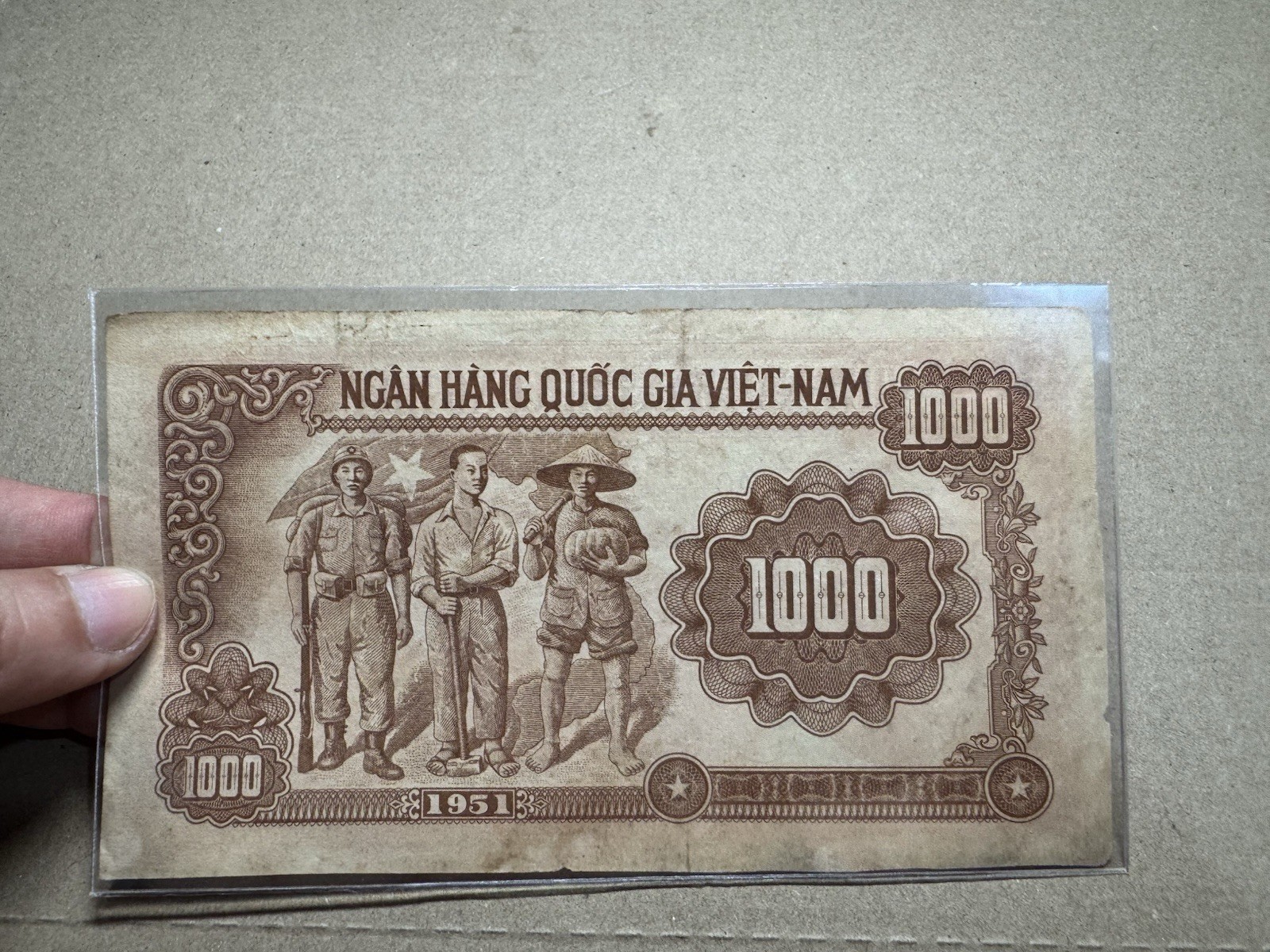 1000 Dong Uncle Ho Chi Minh North Viet Nam Banknotes 1951 Rare_LDP Shop.