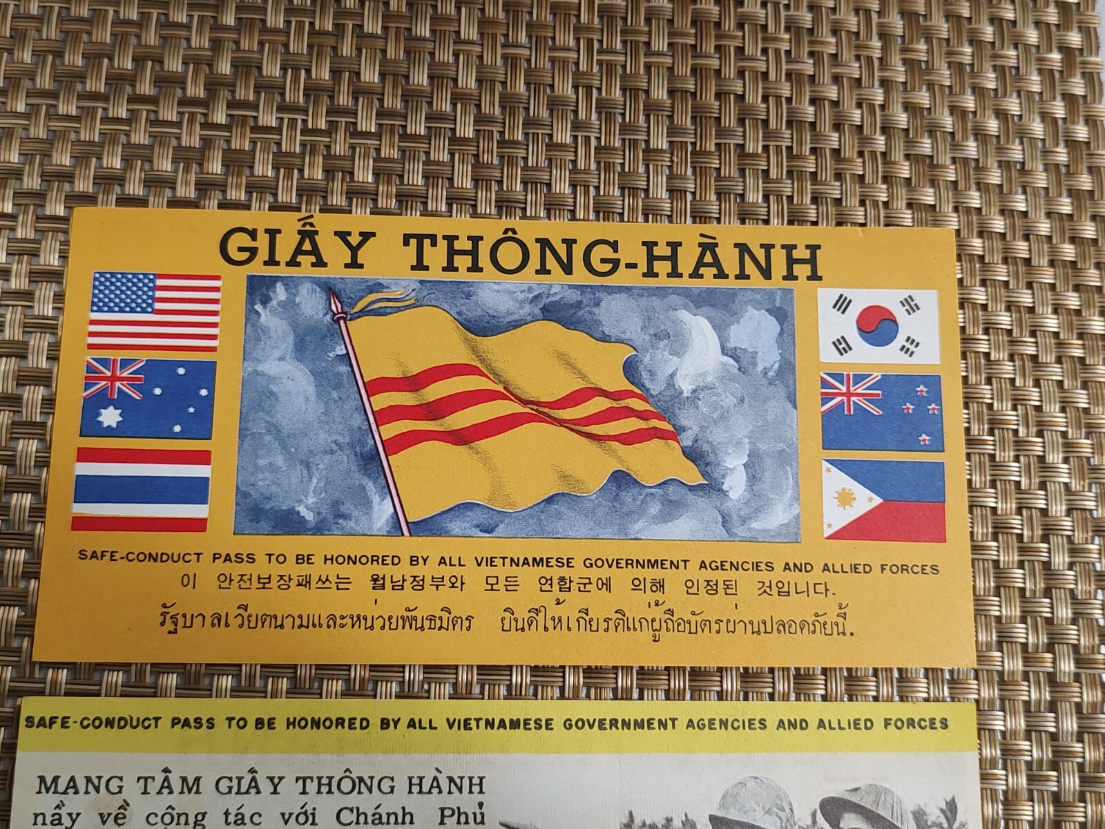 Vietnam (South) Safe-Conduct Pass 2nd Edition