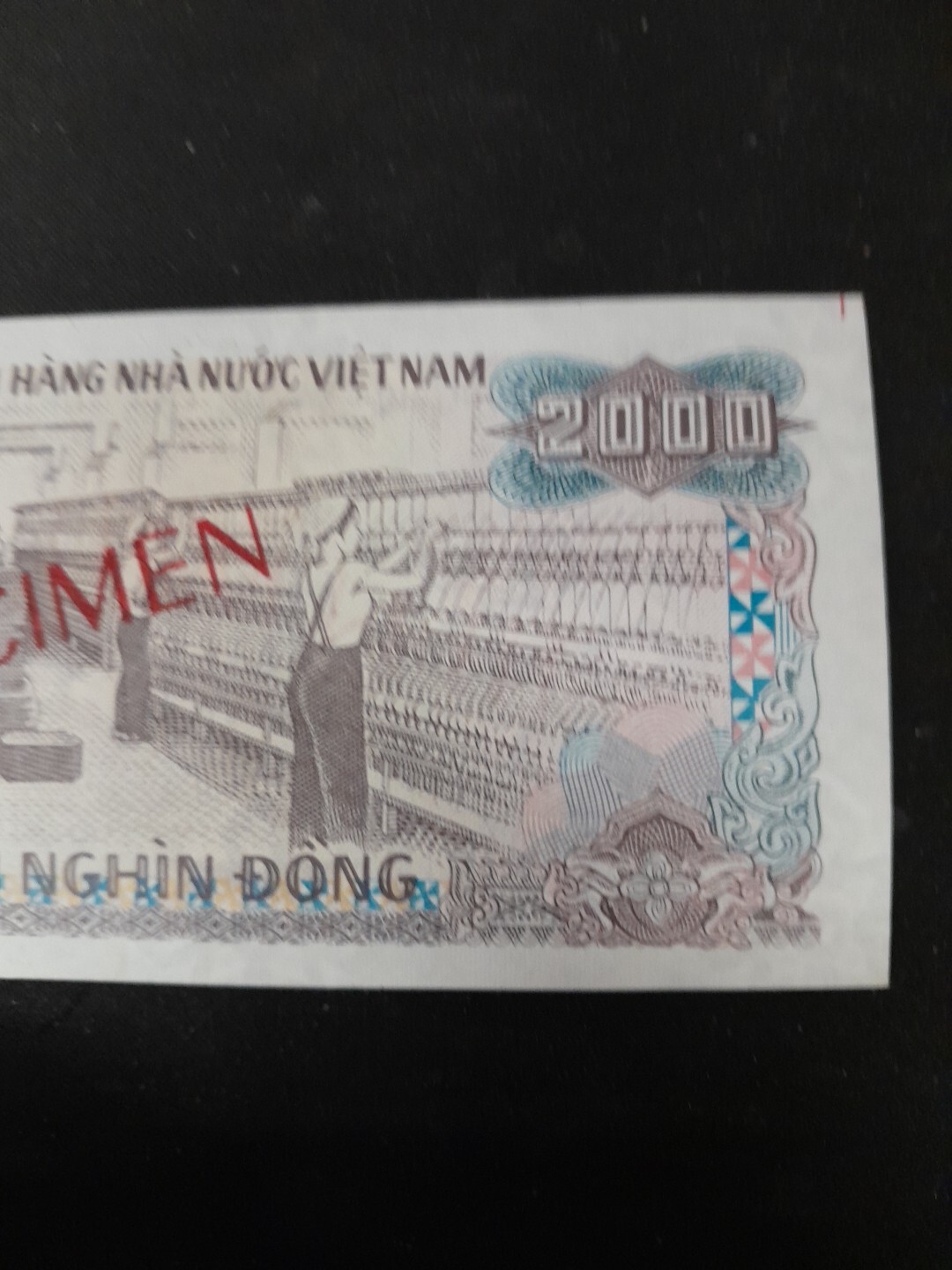 Vietnam 2000 Dong 1985 Specimen Pick 107s2 UNC