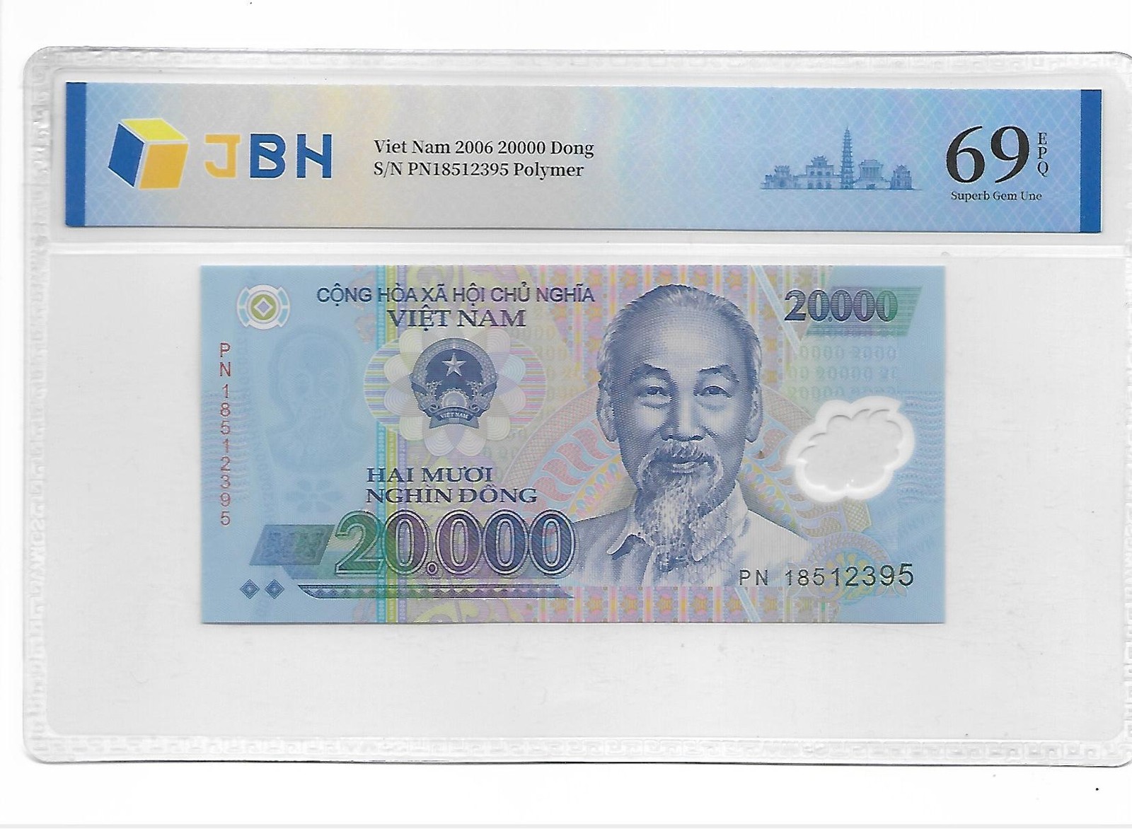 Viet Nam 2006 20000 Dong JBH 69 EPQ#95