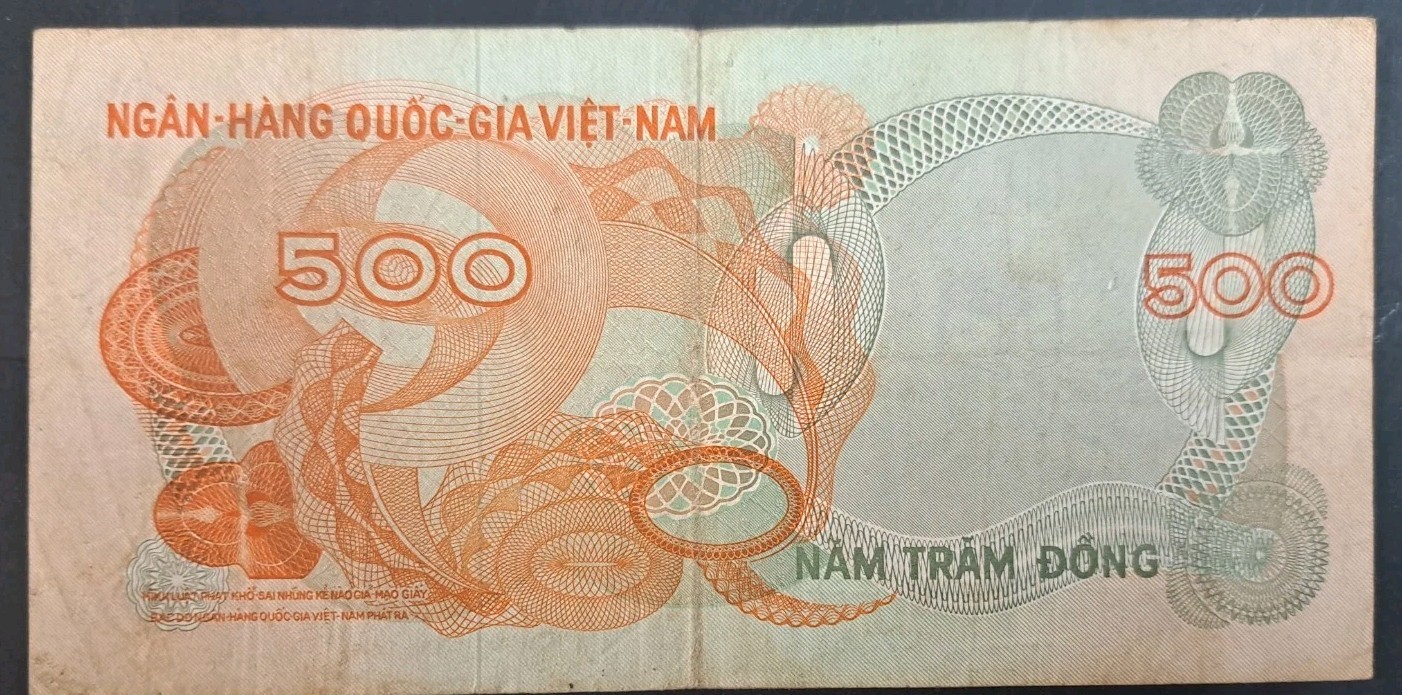 (1969-71) South Vietnam 500 Ðong P28, Z3-486269.