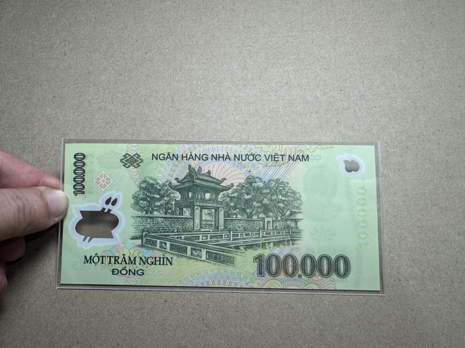 AA Block 100,000 Dong 2021 Polymer Viet Nam Banknotes Gem UNC Rare_LDP Shop.