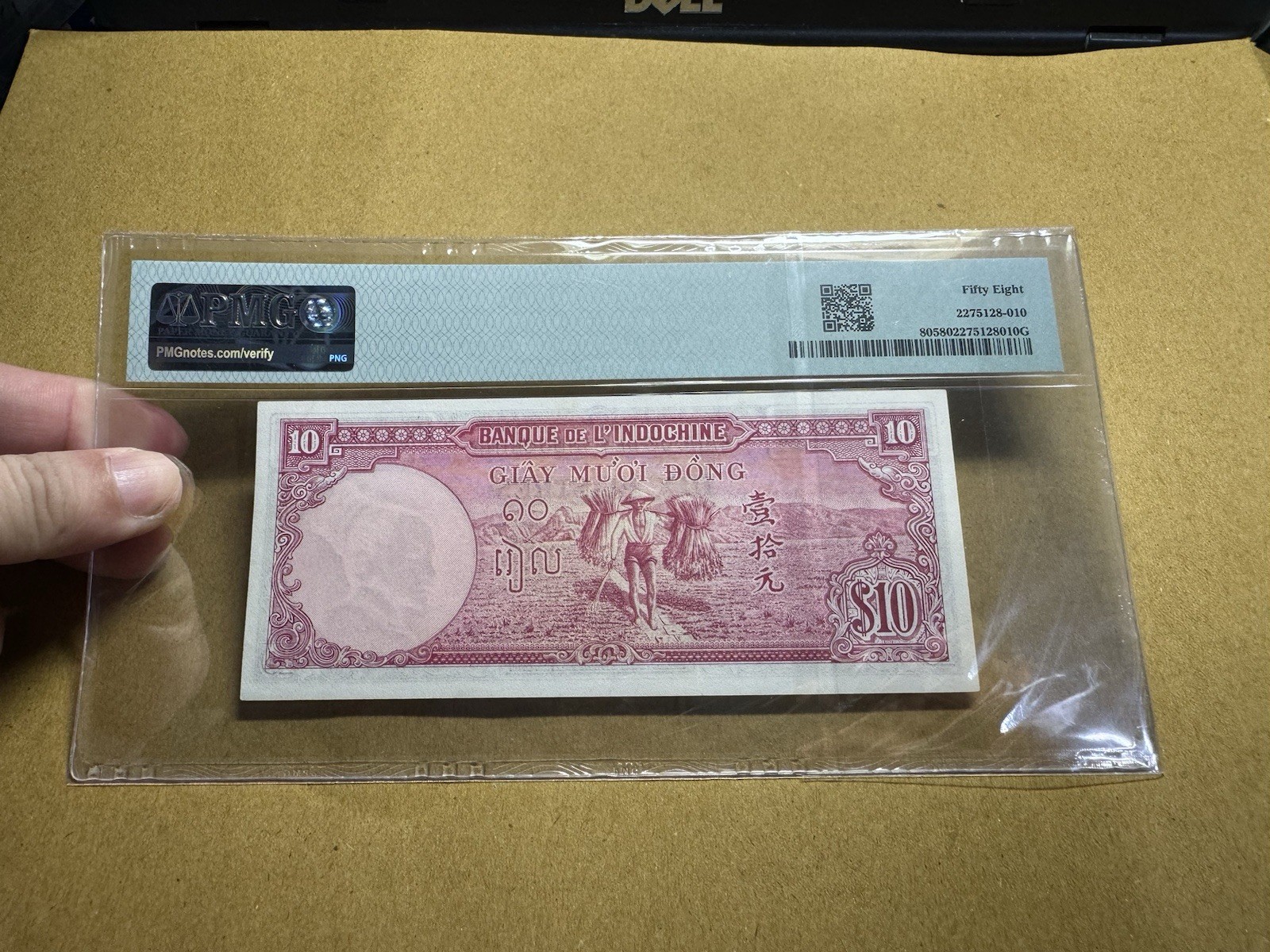 10 Piastre Indochine Banknotes 1947 P-80 PMG-58_LDP Shop.