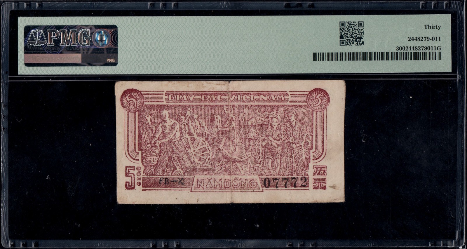 South Vietnam 1949 PMG30 Rare