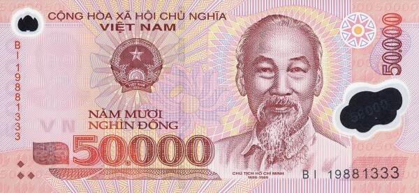 10 x 50,000 Dollar VND Vietnamese Money Dong Banknotes P-121 UNC – Best Price