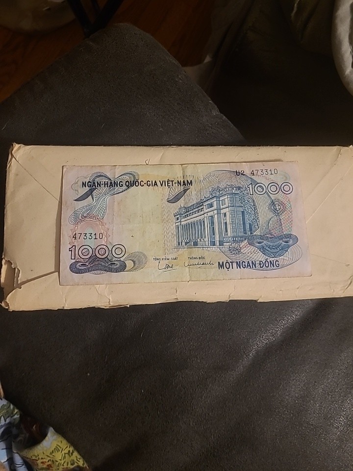 FREE SHIPPING! South Viet Nam, 1000 Dong, PetetheGreek.