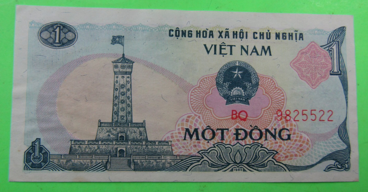 VIET NAM , 1 DONG,P#90, 1985