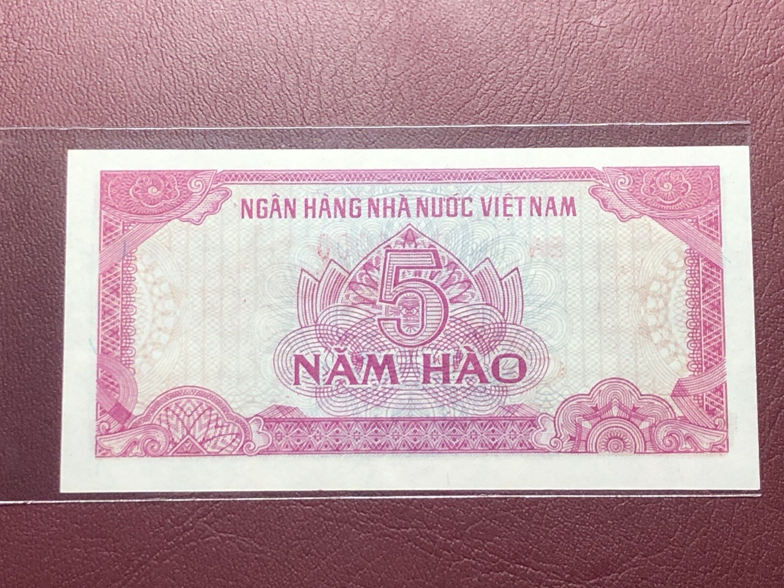 Error Specimen 5 Hào 1985 Banknotes Viet Nam UNC Original Vintage Rare_LDP Shop.
