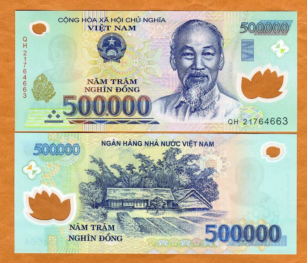 Vietnam, 500000 (500,000) dong, 2019 P-124o, POLYMER, UNC