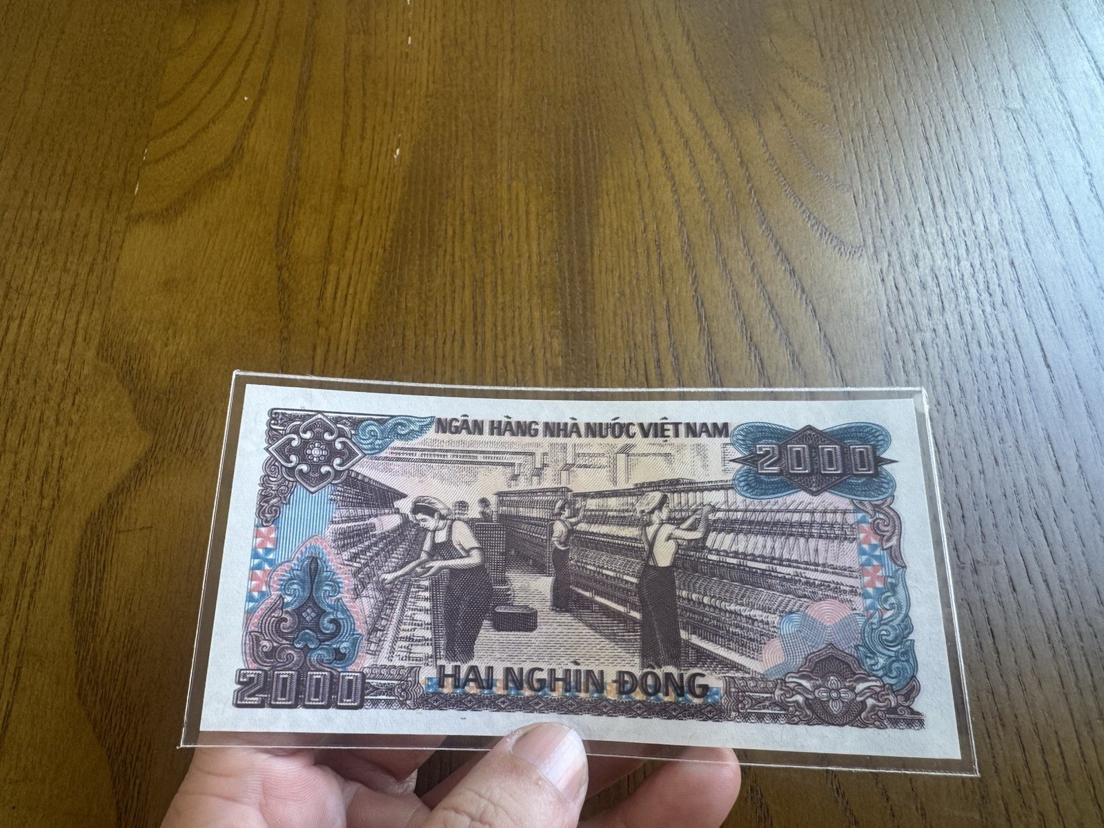 2000 Dong Proof Uniface Test 1988 Viet Nam Banknote_LDP.
