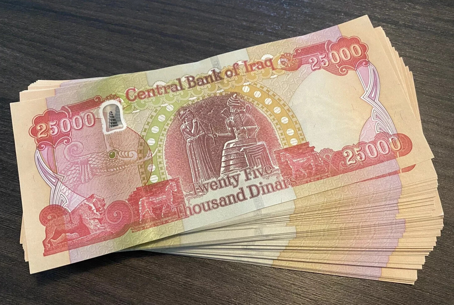 IRAQI DINAR HALF MILLION 20 x 25,000 500,000 AUTHENTIC Guarantee Uncirculated