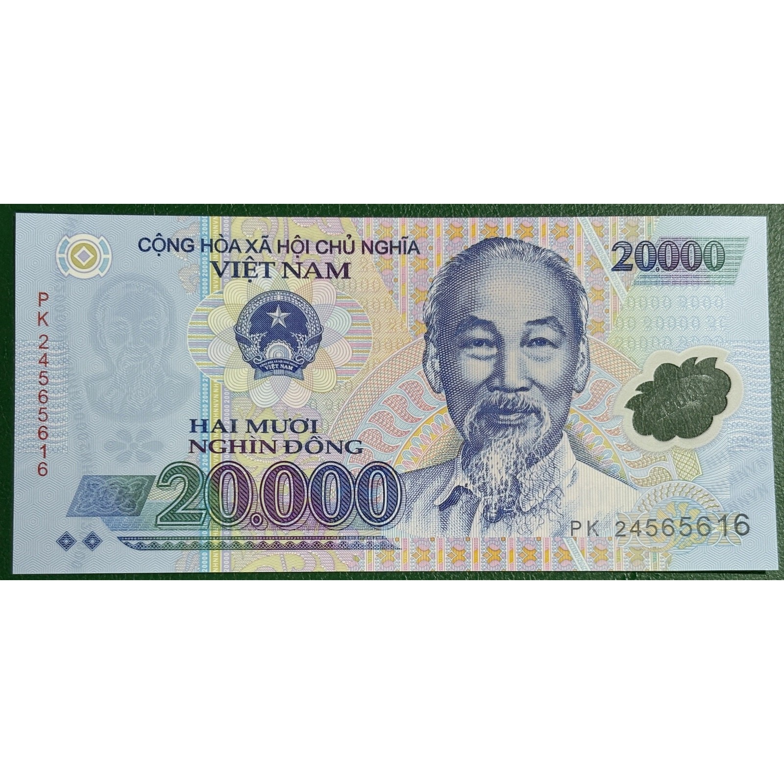 VIETNAM 20000 Dong UNC Currency Year 2022 Polymer Banknote VND 20,000 20K