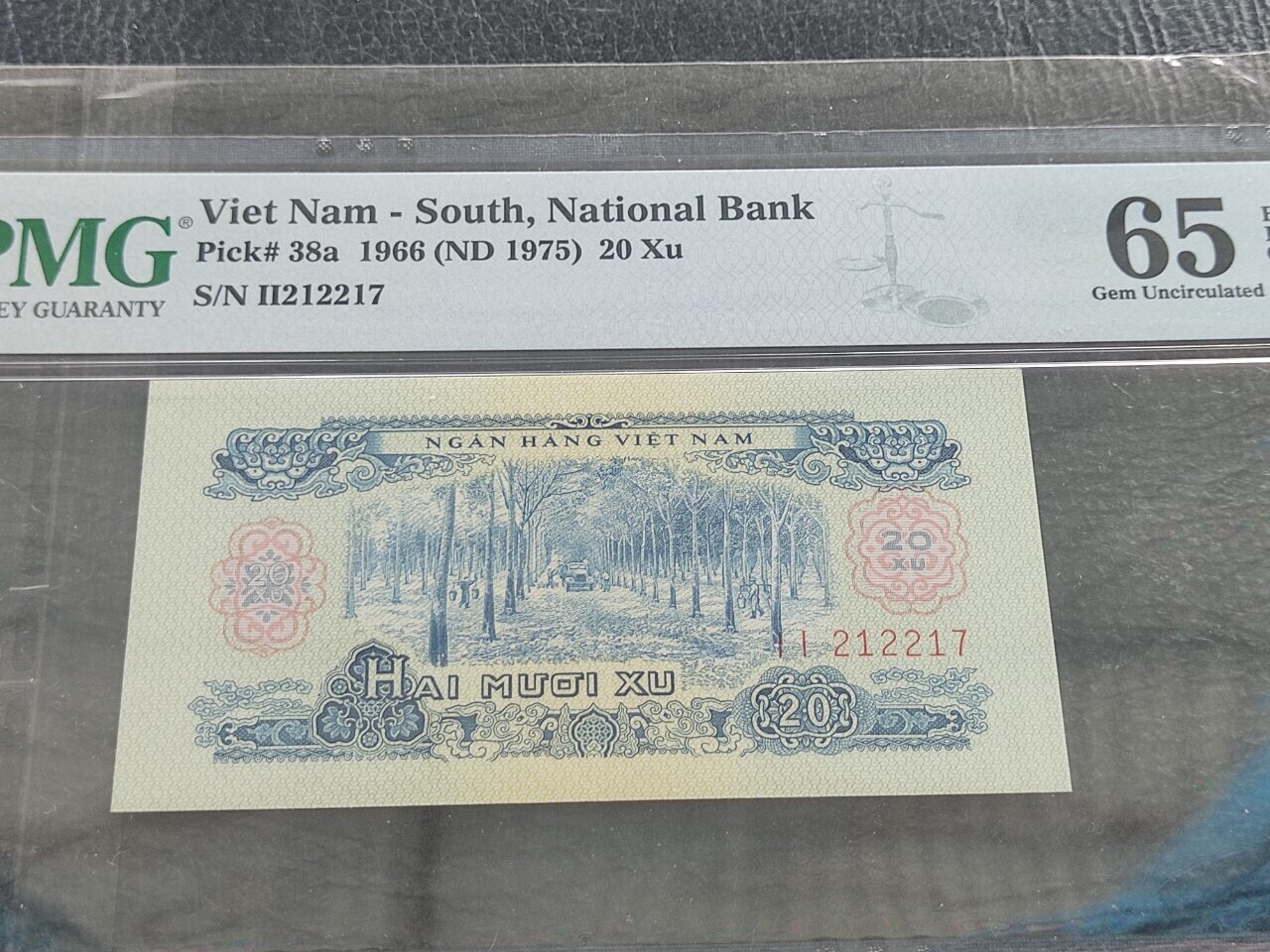 20 Xu 1966 PMG-65 EPQ Gem UNC Original Vintage_LDP Shop.