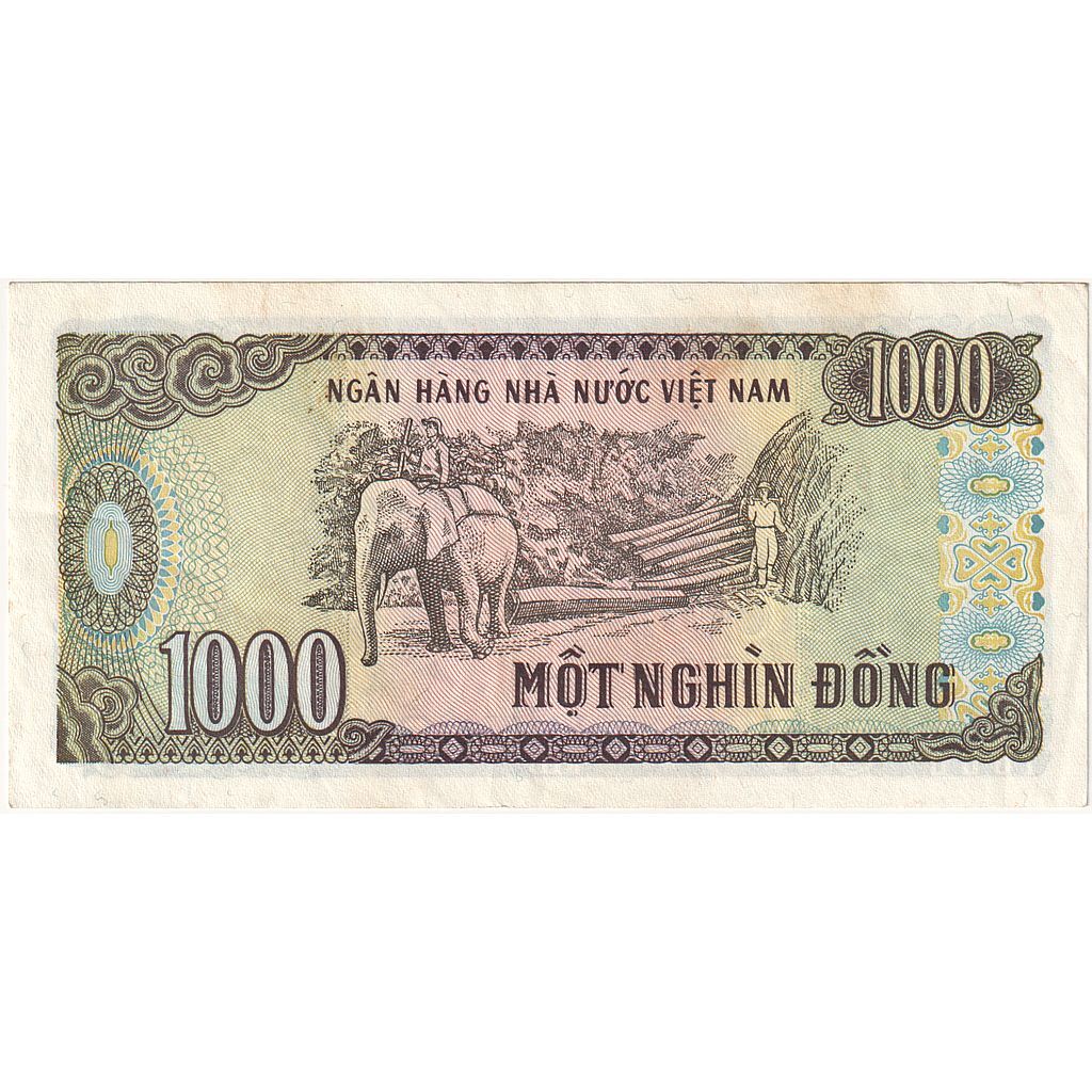 [#393598] Vietnam, 1000 Dng, 1988-1991, 1988, KM:106a, UNC