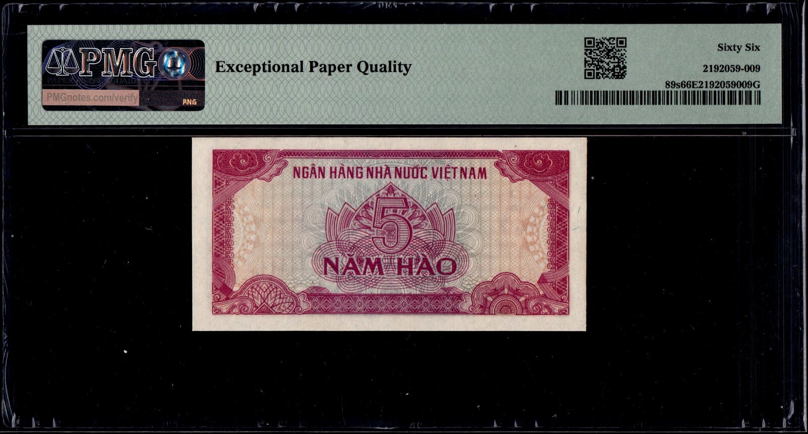 Vietnam 5 Hao 1985 P90s PMG66