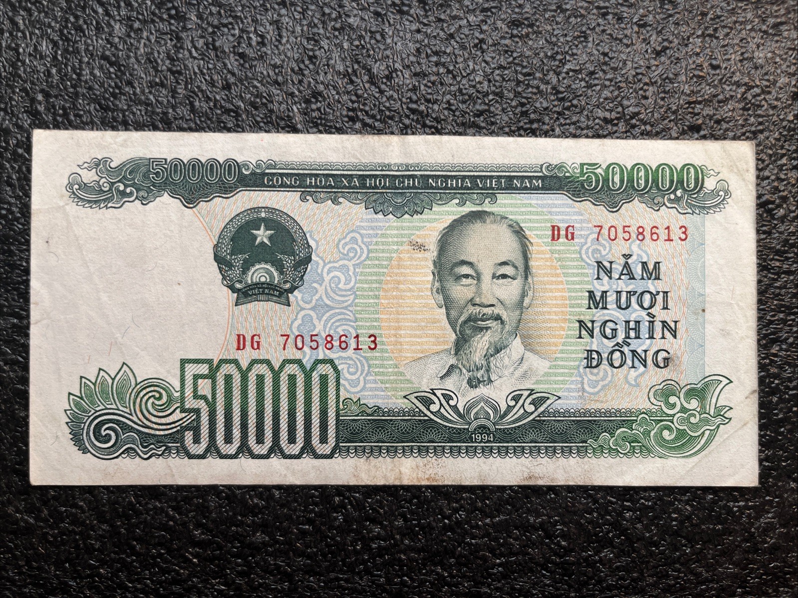 Vietnam 1994 50,000 Dong Banknote Pick# 104 Choice Uncirculated ⚜️✴️6️⃣💵 1492
