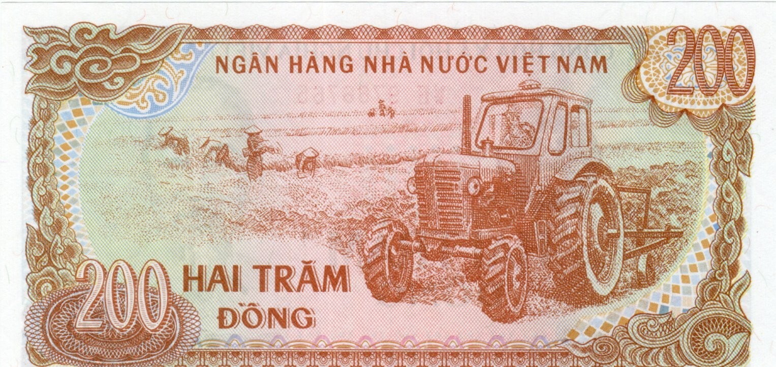 Banknote Vietnam 200 Dong 1987 P100a