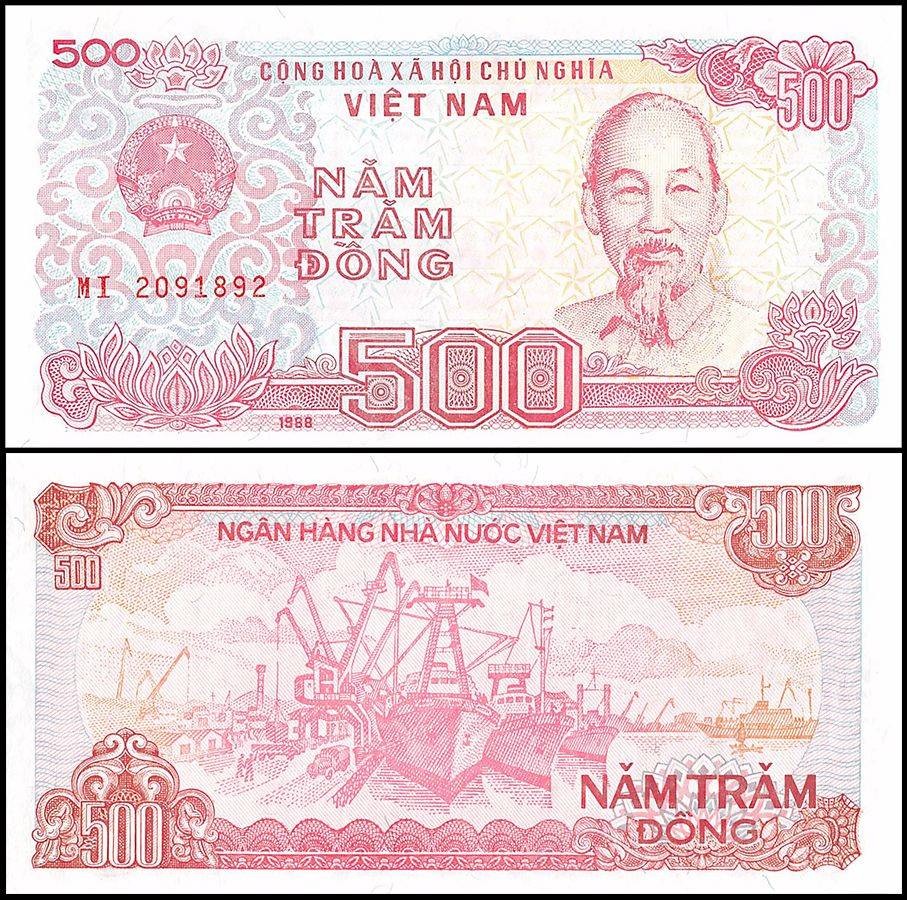 Vietnam 200 – 10000 Dong, 7 Pieces Set, 1987-2017, P-100-119, UNC