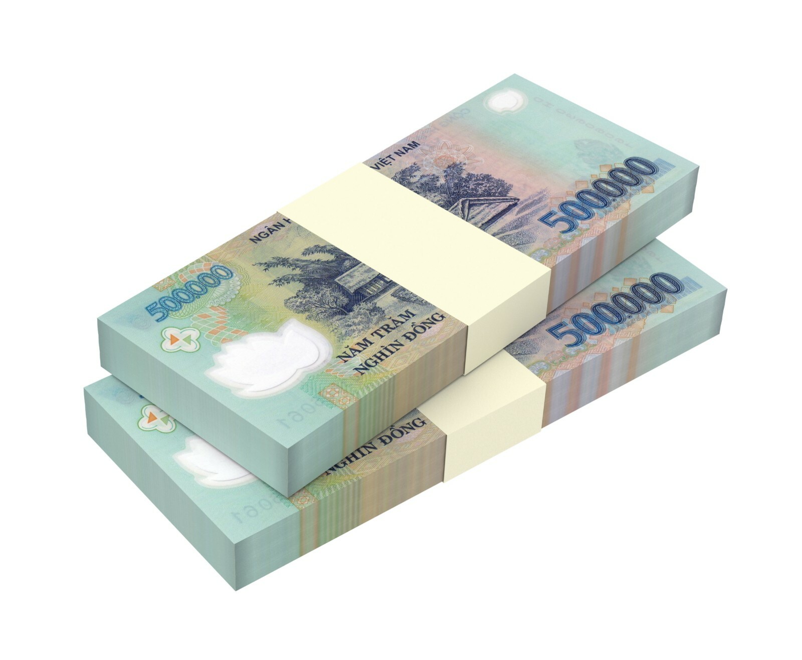 5,000,000 Vietnamese Dong Currency | 10 x 500,000 VND Banknotes | USA Shipping