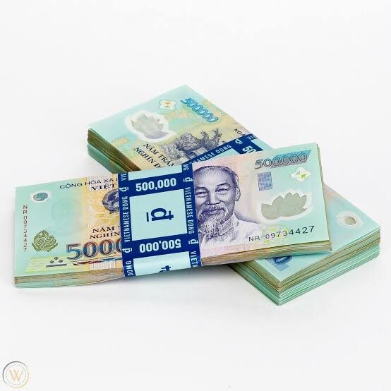 Vietnamese Dong 8 Million ( 16 x 500000 Note ) Vietnam Banknotes Currency Money