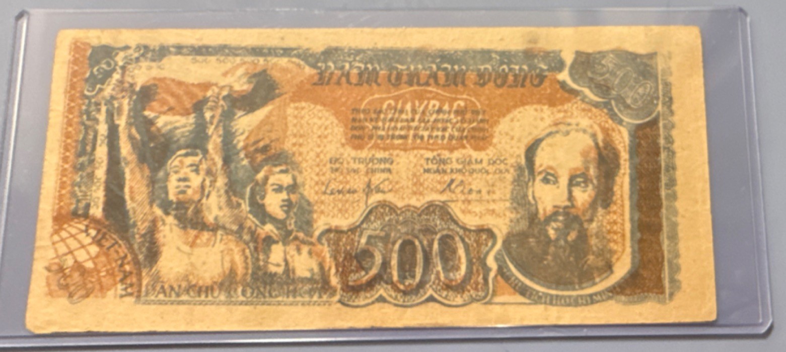 Viet Nam 500 đồng Banknote Paper Money Circulated Uncertified Ungraded (1949)