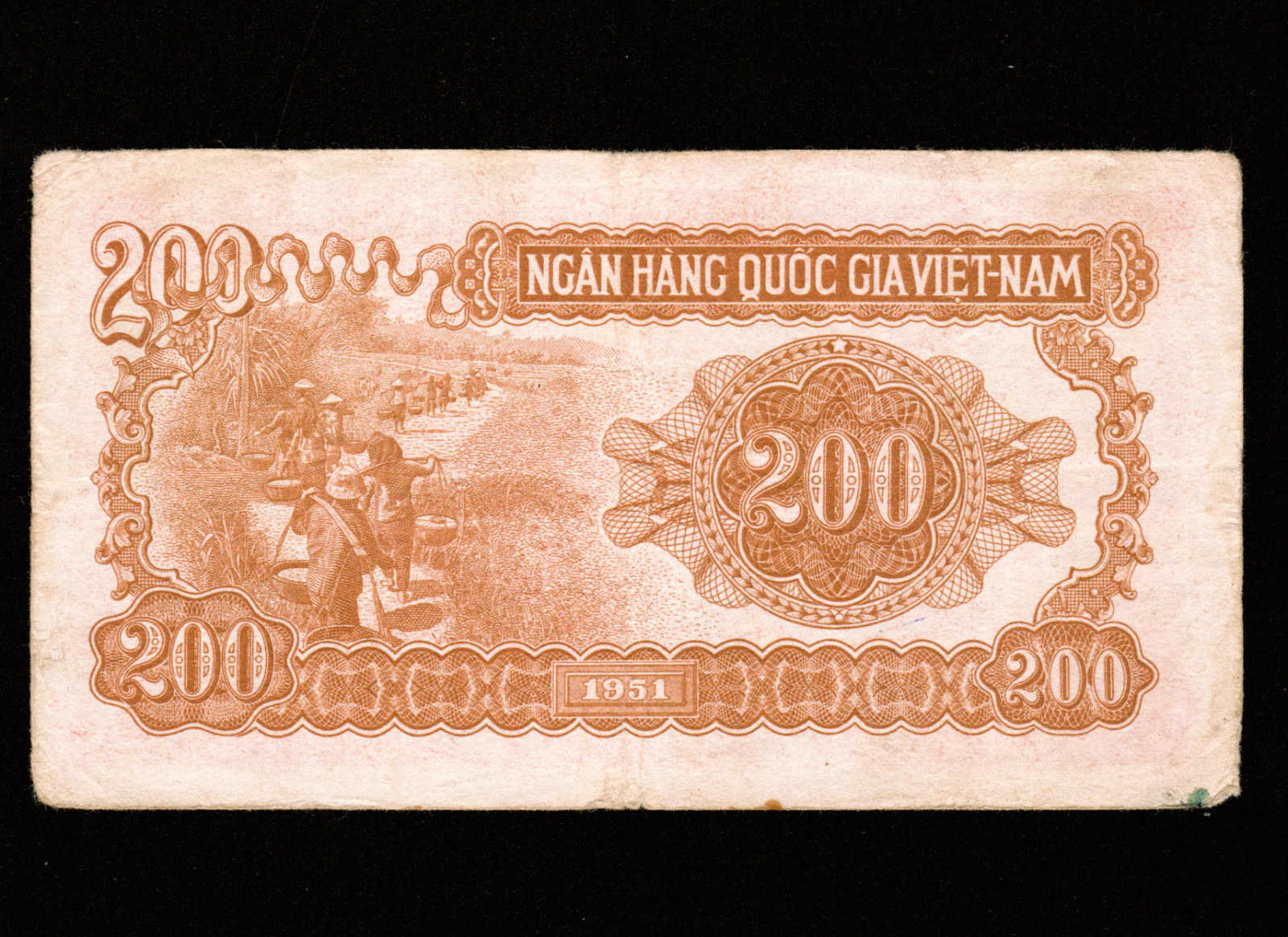VIET NAM Vietnam 200 DONG 1951 P-63a