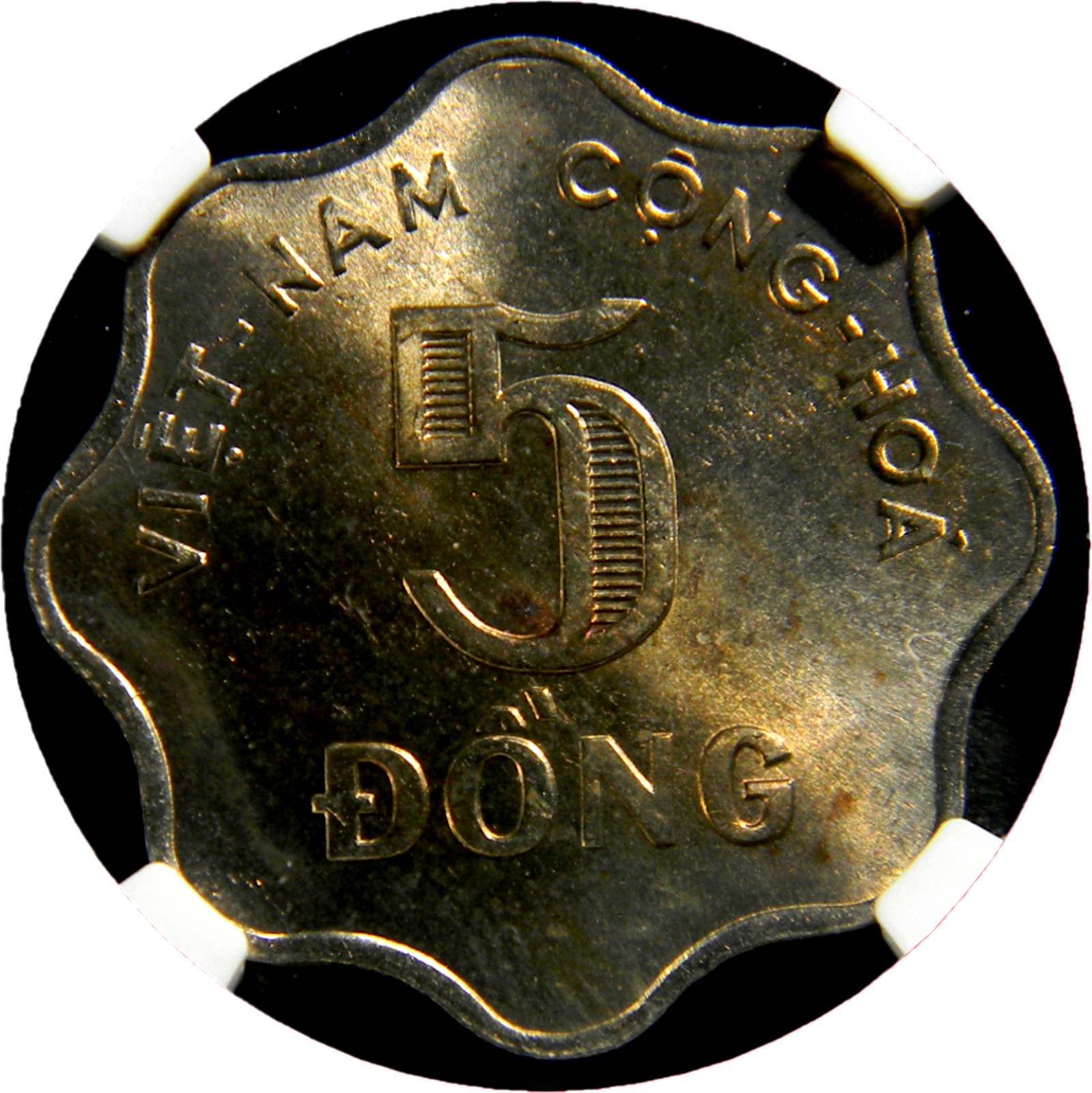 South Vietnam 1966 5 Dong NGC MS 64 (28-12)