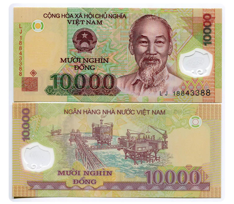2006-2024 Vietnam 10000 Dong Random Year POLYMER P 119 NEW UNC Banknote