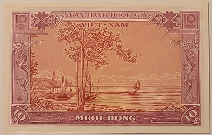 Vietnam 1955 10 Dong Bank Note Gem New 65 PPQ PCGS Currency