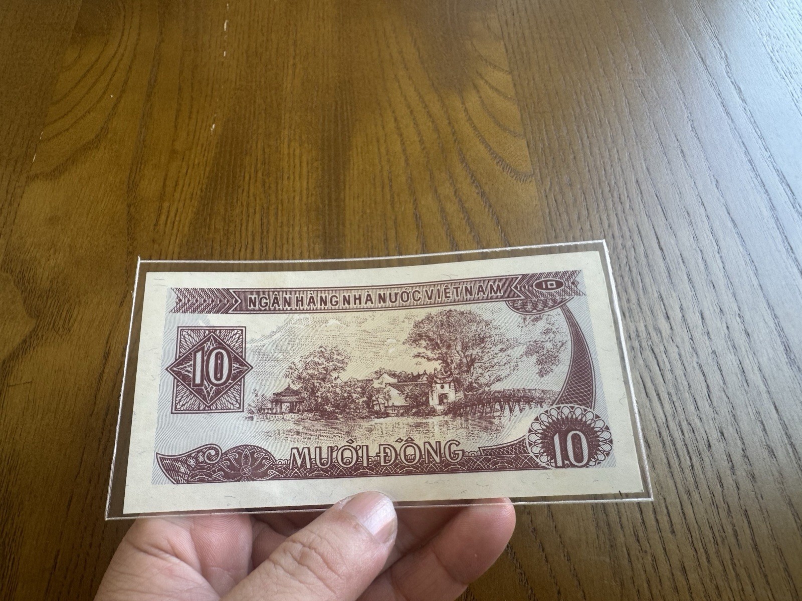 10 Dong Proof Uniface Test Front 1985 UNC Viet Nam Banknote_LDP.