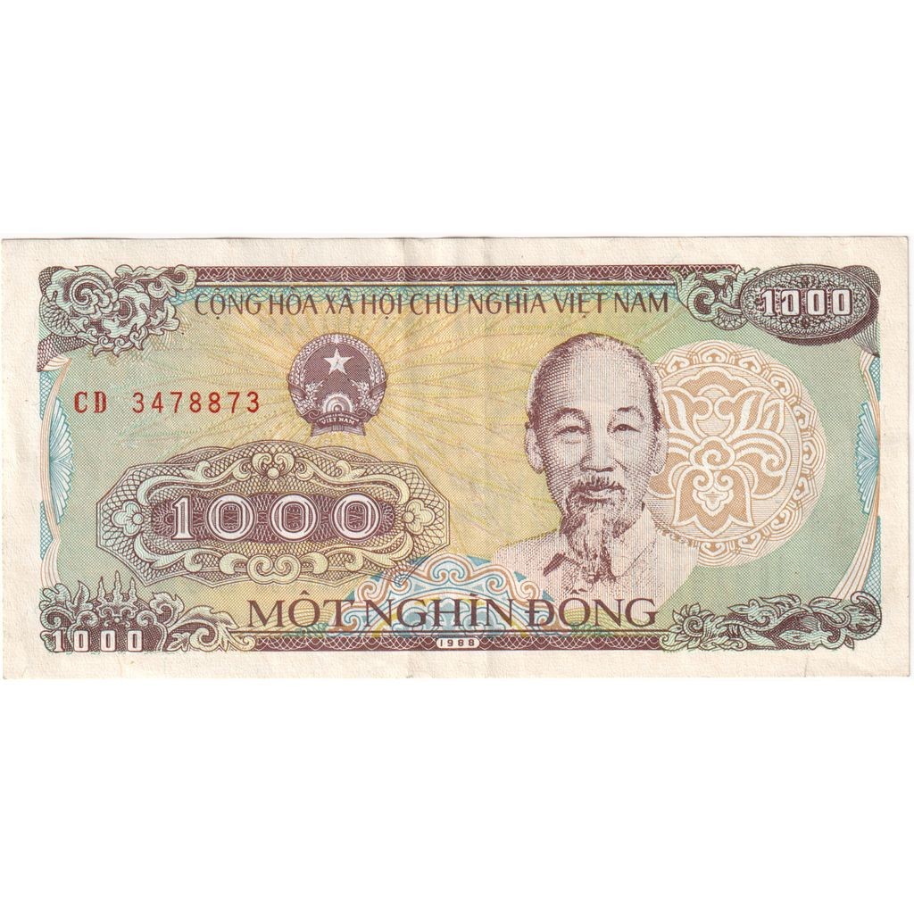 [#1243243] Vietnam, 1000 Dông, 1988, AU